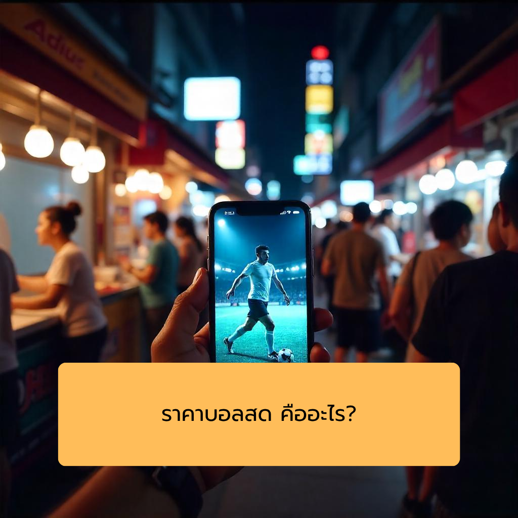 ราคาบอลสด คืออะไร?