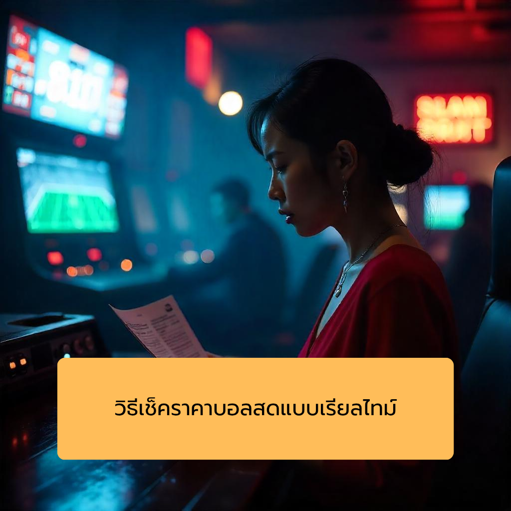 วิธีเช็คราคาบอลสดแบบเรียลไทม์