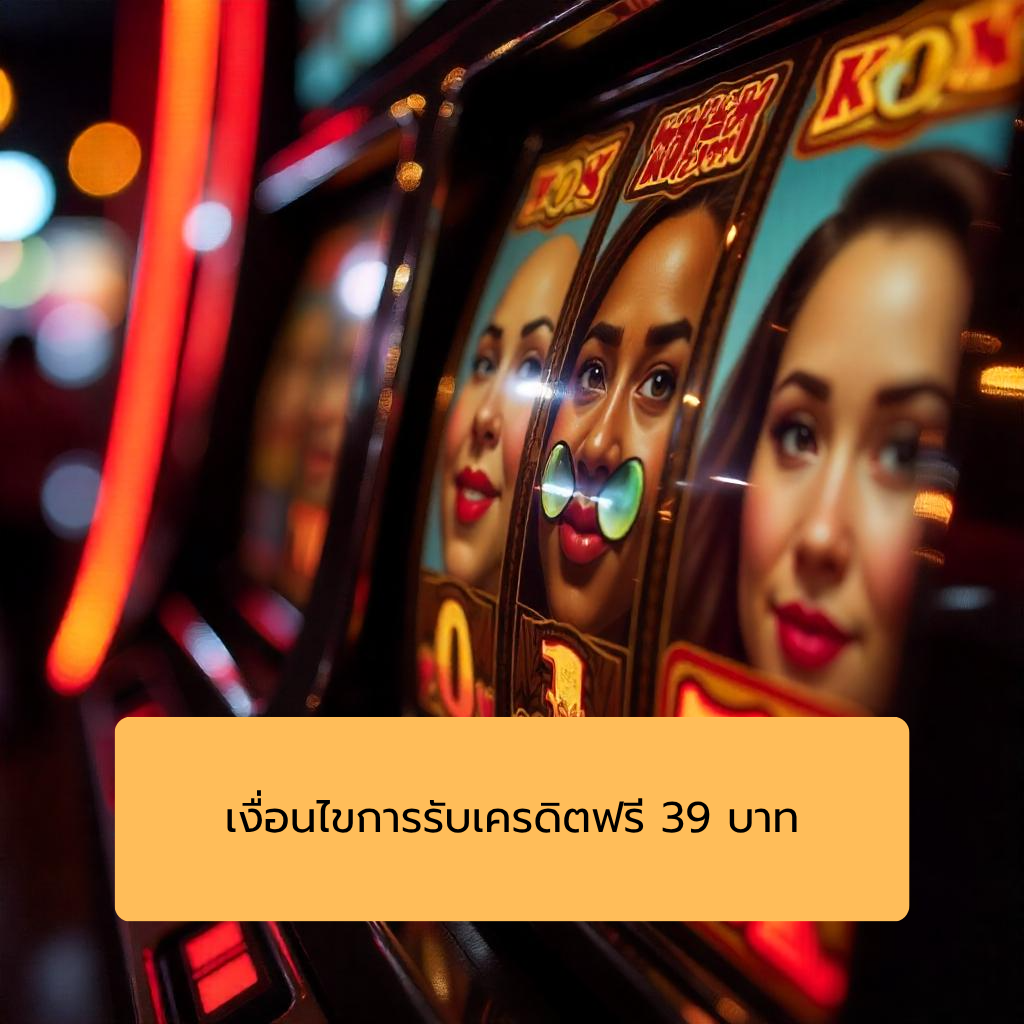 เงื่อนไขการรับเครดิตฟรี 39 บาท