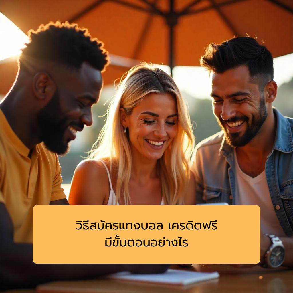 วิธีสมัครแทงบอล เครดิตฟรี มีขั้นตอนอย่างไร