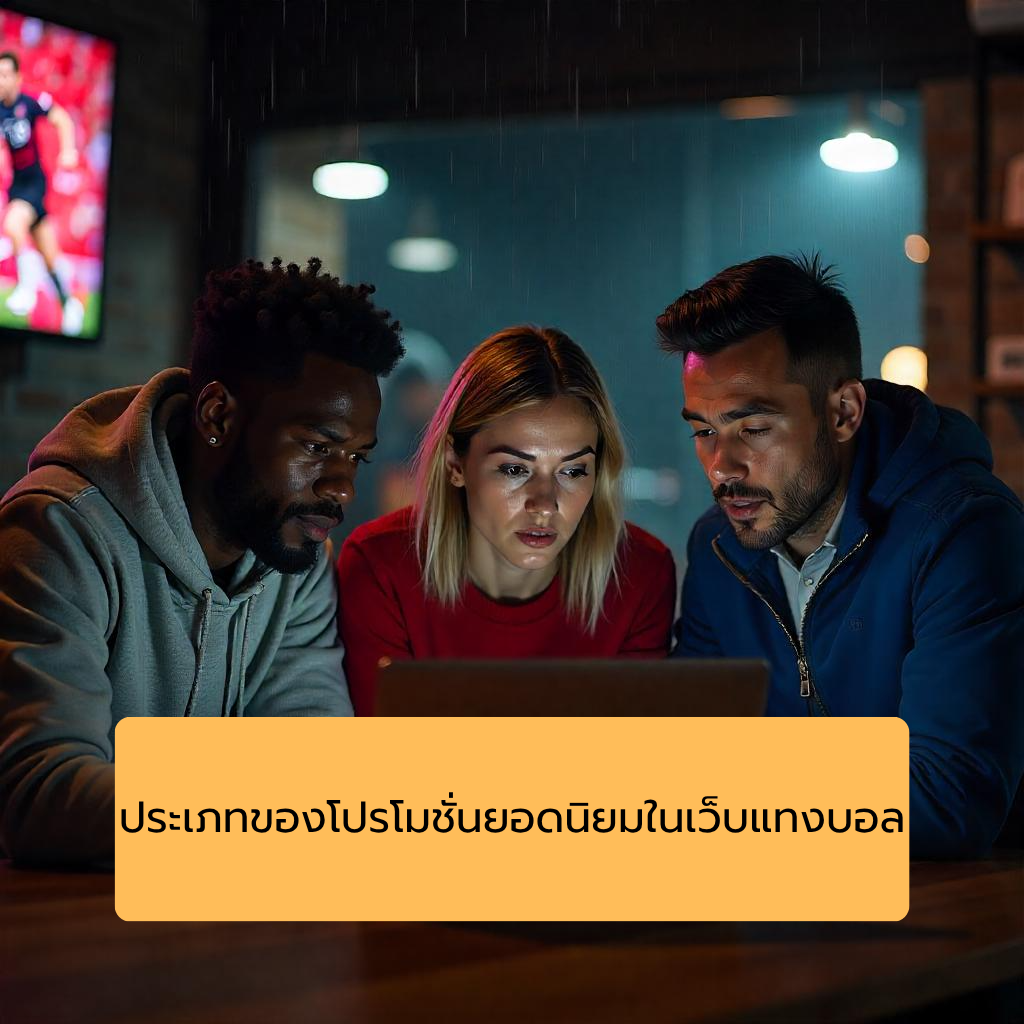 ประเภทของโปรโมชั่นยอดนิยมในเว็บแทงบอล